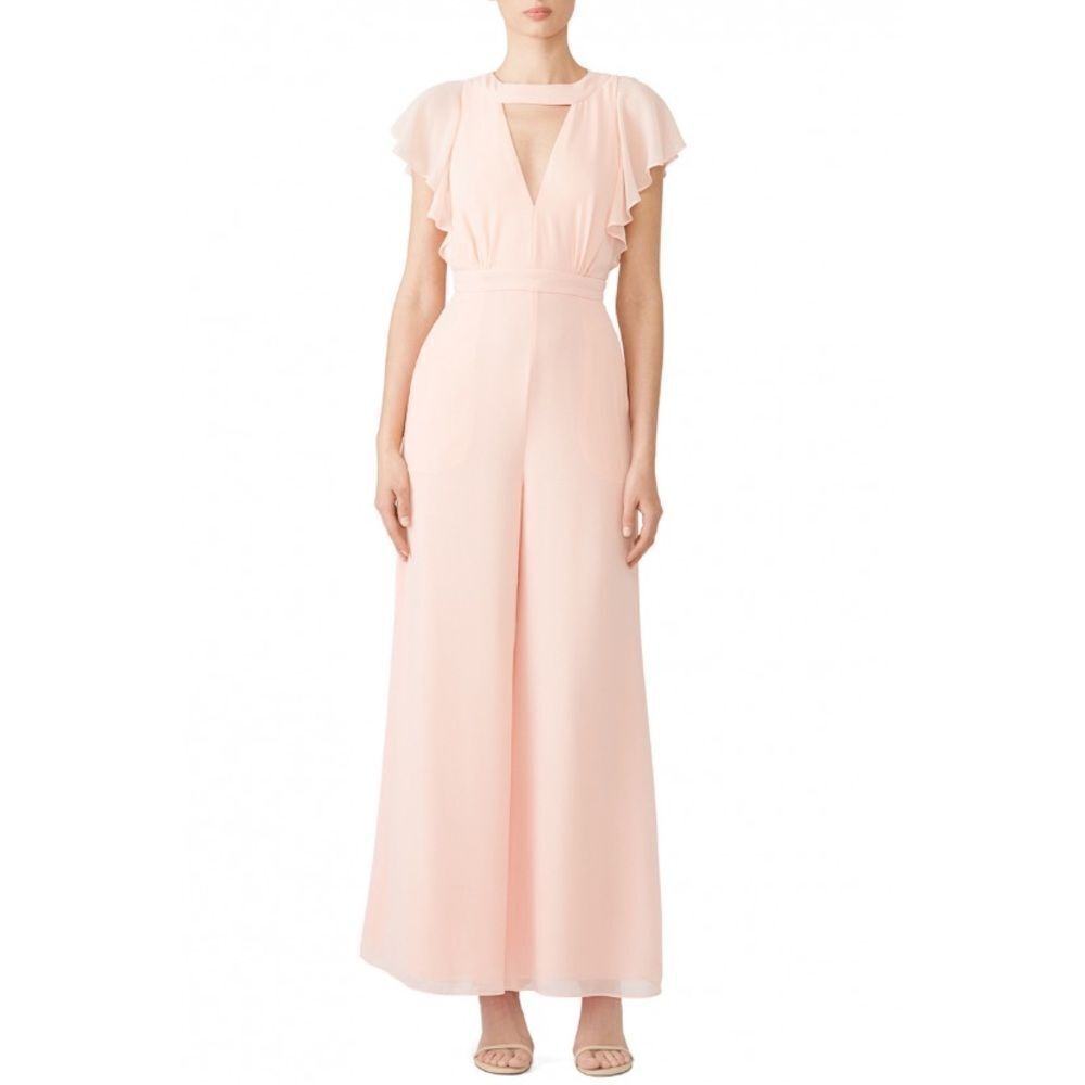 Fame and Partners pale pink colour jumpsuit, size 14